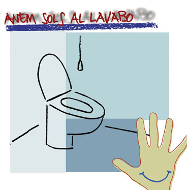 Vamos solos al lavabo